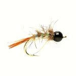 hares ear black bead with tungsten nymph (prices for 12 flies)