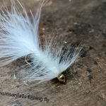 White crystal bugger  streamer bead head (price for 12 flies)
