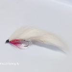White zonker streamer(price for 12 flies)