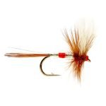 PATRIOT-PEARL-RED-SPOT-DRY (prices for 12 flies)