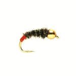 Stick-Fly with red tag with tungsten bead nymph fly (price for 12 pieces )