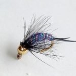 PURPLE PRINCE  NYMPH  WITH TUNGSTEN BEAD (PRICE FOR 12 PIECES)