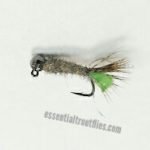 Peeking caddis chart euro tungsten fly (price for 12 flies)
