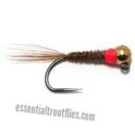 PT RED THORAX TUNGSTEN EURO NYMPH(PRICE FOR 12 PIECES)
