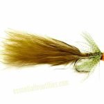 HOTHEAD DAMSEL ORANGE BEAD (PRICE FOR 12 FLIES)