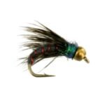 beadhead circus caddis gray TUNGSTEN NYMPH FLY Y(PRICE FOR 12 PIECES)