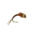 beadhead wd 40 brown nymphs(price for 12 flies)