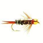prince nymph  with tungsten goldhad nymph fly (price for 12 piecs)