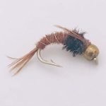 TUNGSTEN FLASHBACK PHEASANT TAIL NYMPH WITH CURVED HOOK(PRICE FOR 12 PIECES)