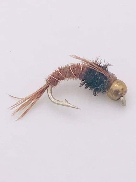 received_186416823591695.jpeg Tungsten flash pheasant tail nymph with curved hook (price for 12 flies) - Image 1