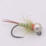 OLIVE WALT TUNGSTEN EURO NYMPH FLY(PRICE FOR 12 PIECES)