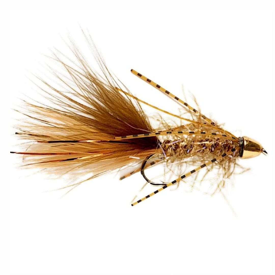 received_908696903058364.jpeg BROWN AND OLIVE SNACK SCULPIN STREAMER CONEHEAD (PRICE FOR 12PIECES) - Image 1