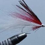 LEFT DECEIVER RED AND WHITE SALTWATER  READY TO SHIP (PRICE FOR 12 PIECES)