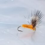 Orange  spinner  dry  READY TO SHIP (prices for 12 flies)
