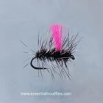 griffin gnat  hi vis  dry barbbles fly READY TO SHIP (prices for 12 flies)